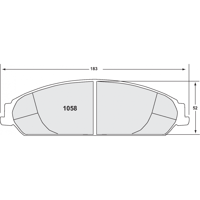 Street brake pads - Chrysler / Dodge
front pads